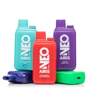 Airis NEO P5000 Disposable Kit Rechargeable 650mAh Battery Airflow Adjustable