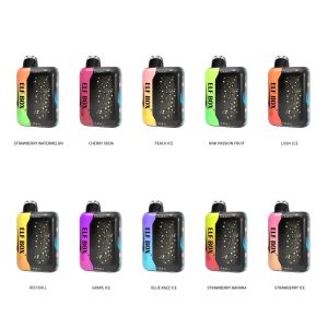 Latest Innovative ELF BOX Pulse X Disposable Vape 3D Curved Screen Dual Modes Mesh Coils 650mAh